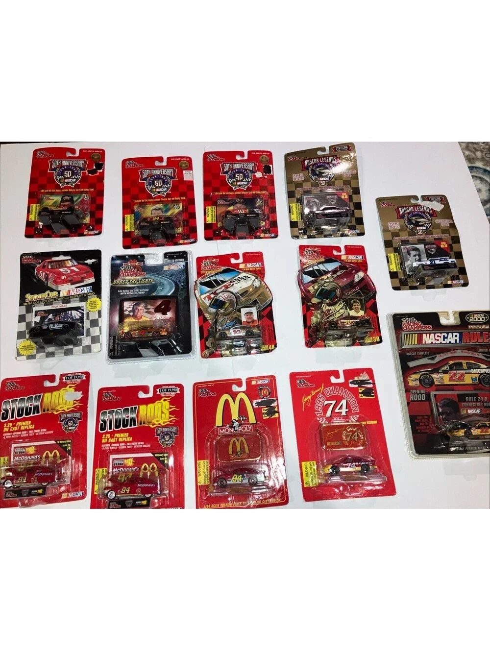Lot of 14 VINTAGE MIX Racing Champions 